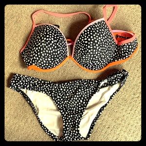 Victoria’s Secret Bikini - Black/White & Strappy